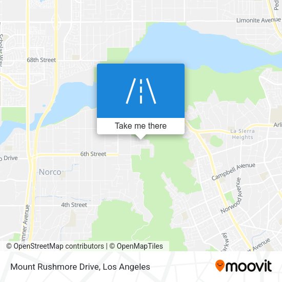 Mapa de Mount Rushmore Drive