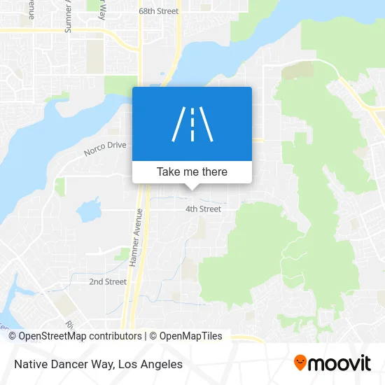 Native Dancer Way map