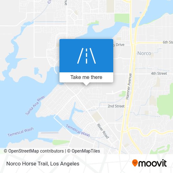 Mapa de Norco Horse Trail
