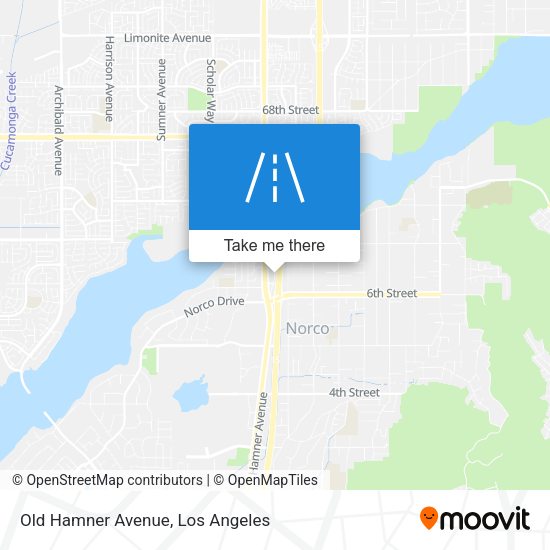 Mapa de Old Hamner Avenue