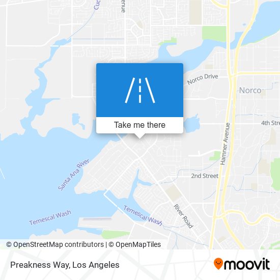 Mapa de Preakness Way