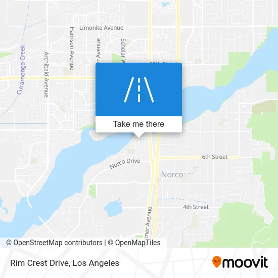 Rim Crest Drive map