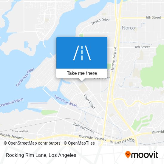 Mapa de Rocking Rim Lane