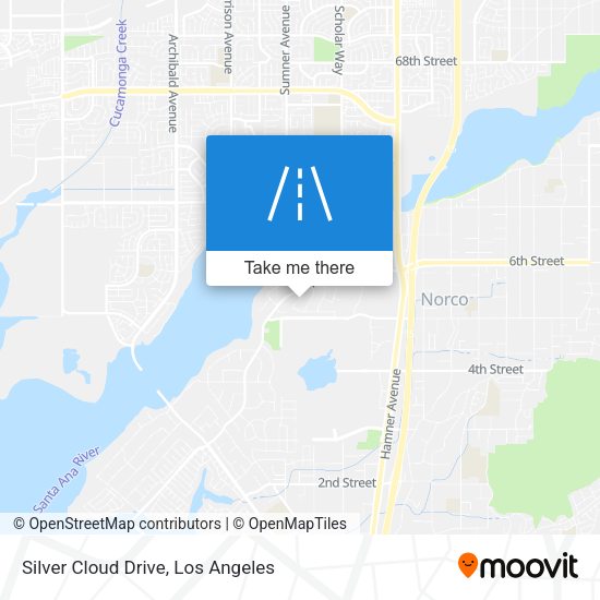 Mapa de Silver Cloud Drive