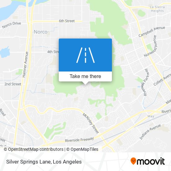 Mapa de Silver Springs Lane