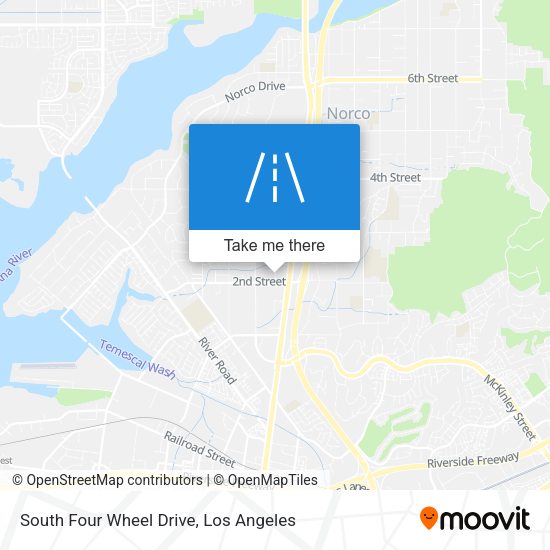 South Four Wheel Drive map