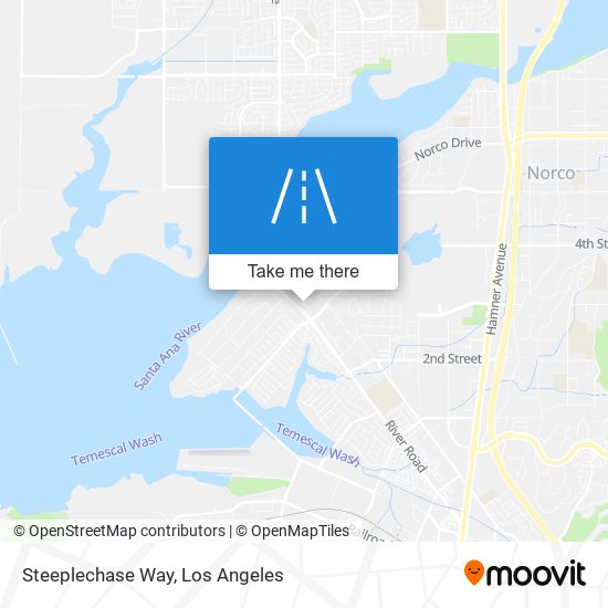 Mapa de Steeplechase Way