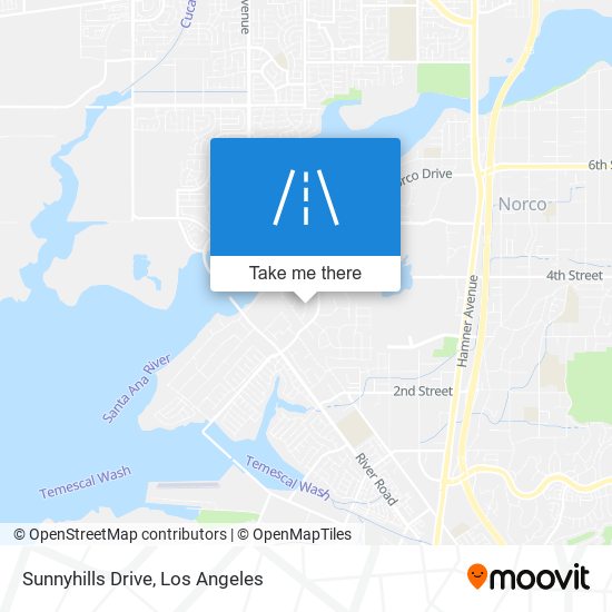 Sunnyhills Drive map