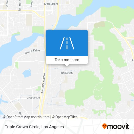 Mapa de Triple Crown Circle
