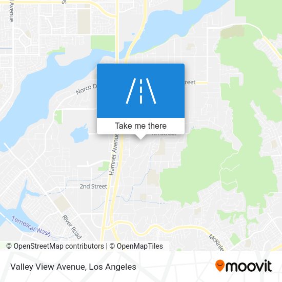 Valley View Avenue map