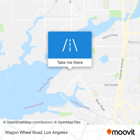 Wagon Wheel Road map