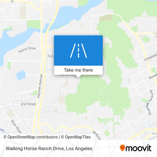 Walking Horse Ranch Drive map