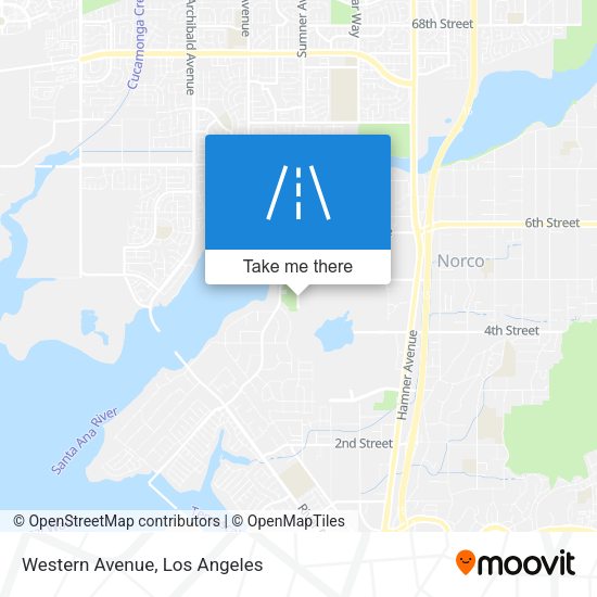 Mapa de Western Avenue