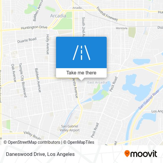 Daneswood Drive map