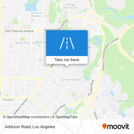 Mapa de Addison Road