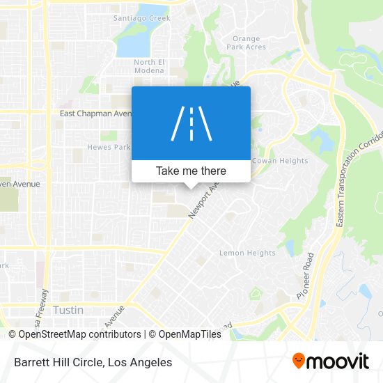 Barrett Hill Circle map