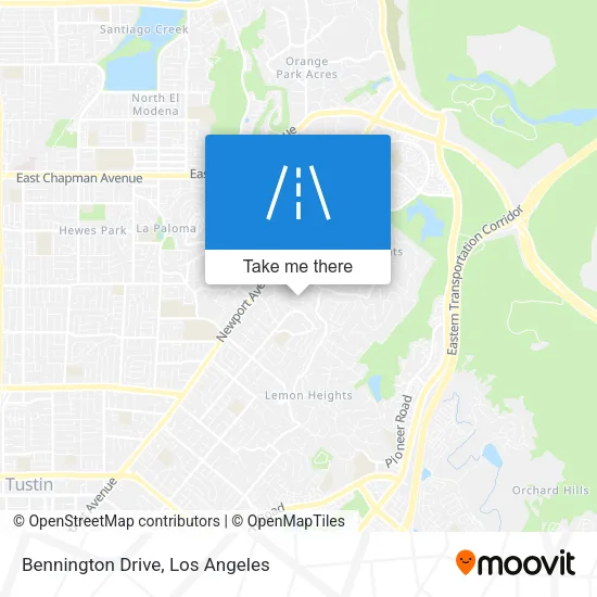 Bennington Drive map