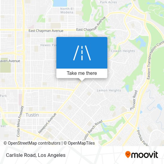Mapa de Carlisle Road