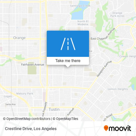 Mapa de Crestline Drive