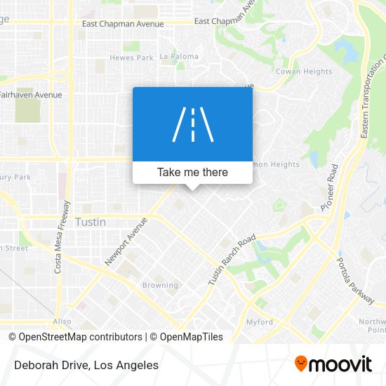 Mapa de Deborah Drive