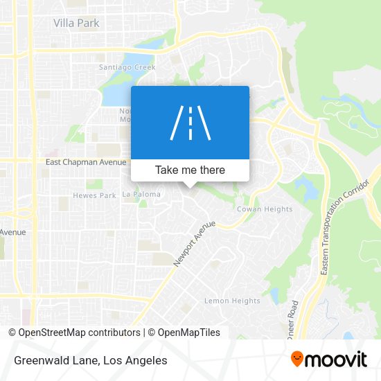 Mapa de Greenwald Lane