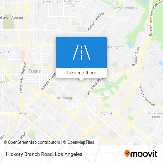 Mapa de Hickory Branch Road