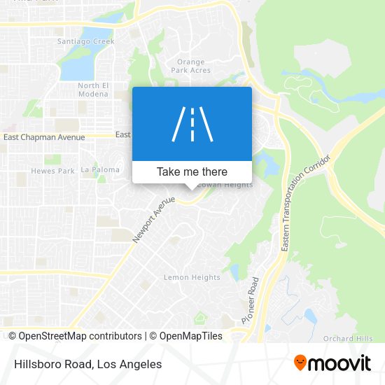 Mapa de Hillsboro Road