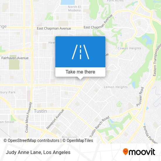 Mapa de Judy Anne Lane