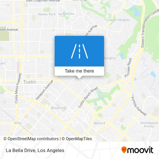 Mapa de La Bella Drive