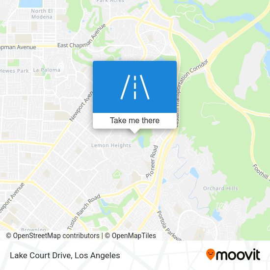 Lake Court Drive map