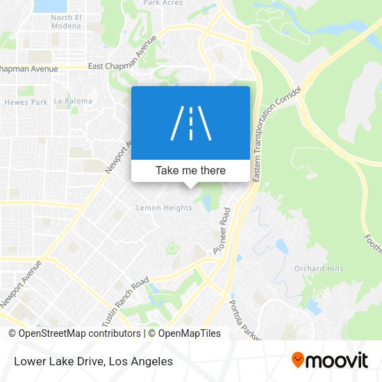Lower Lake Drive map