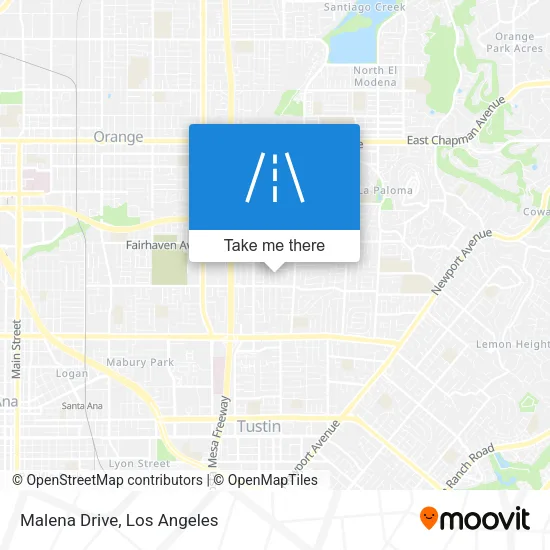 Malena Drive map