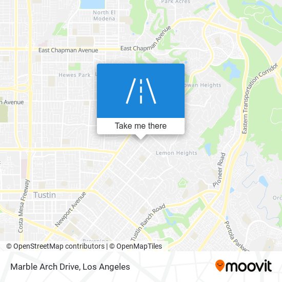 Marble Arch Drive map