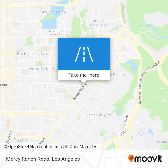 Marcy Ranch Road map