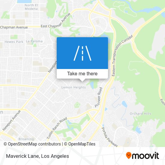 Mapa de Maverick Lane