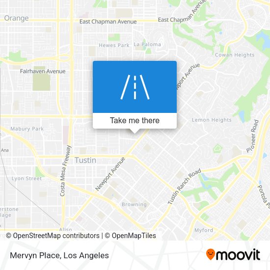Mapa de Mervyn Place
