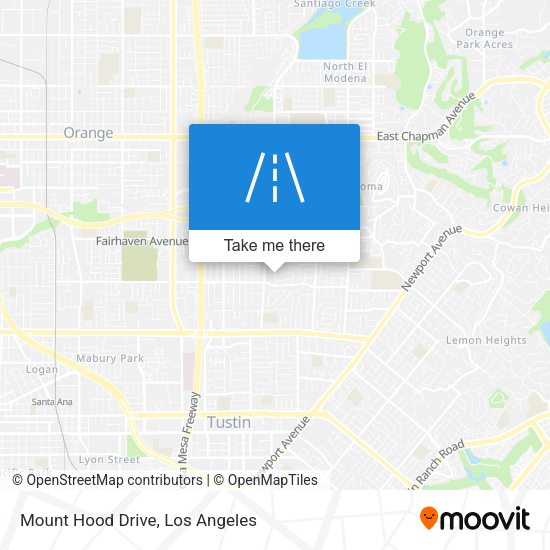 Mount Hood Drive map