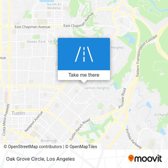 Mapa de Oak Grove Circle