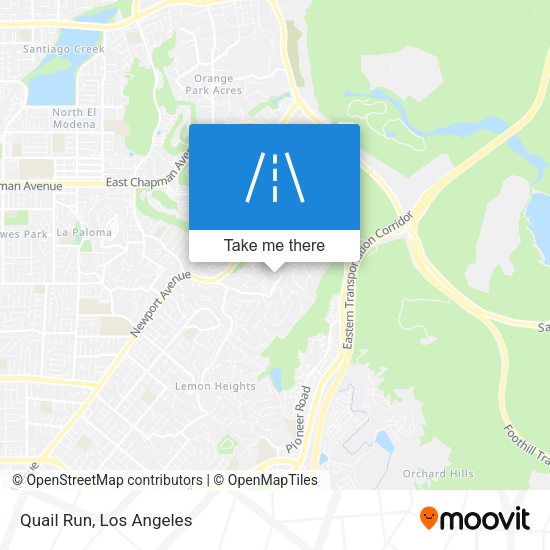 Mapa de Quail Run