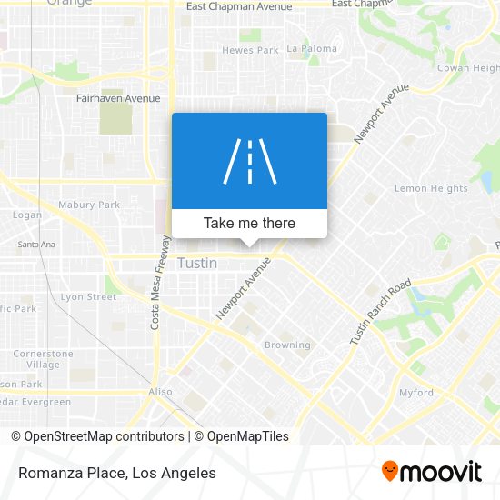 Romanza Place map