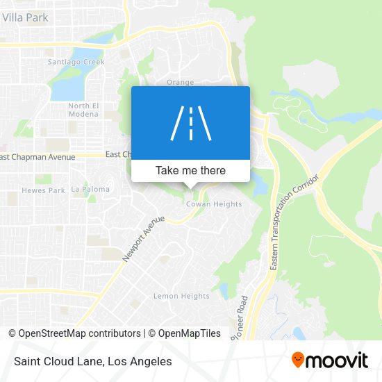 Saint Cloud Lane map