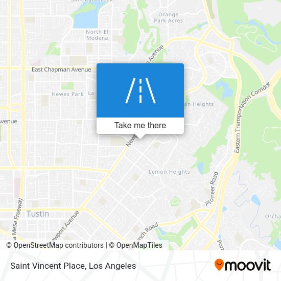 Mapa de Saint Vincent Place