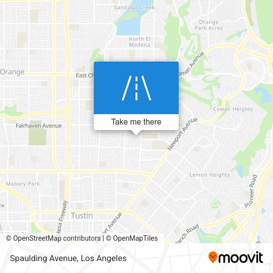 Mapa de Spaulding Avenue