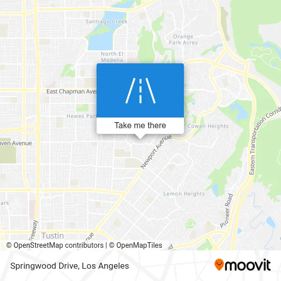 Springwood Drive map