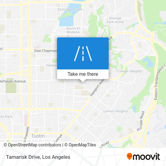 Mapa de Tamarisk Drive