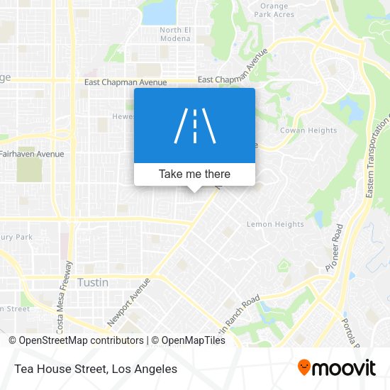 Mapa de Tea House Street