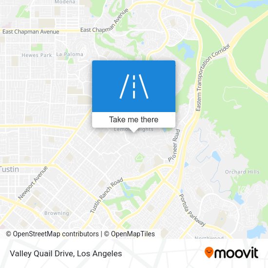 Valley Quail Drive map