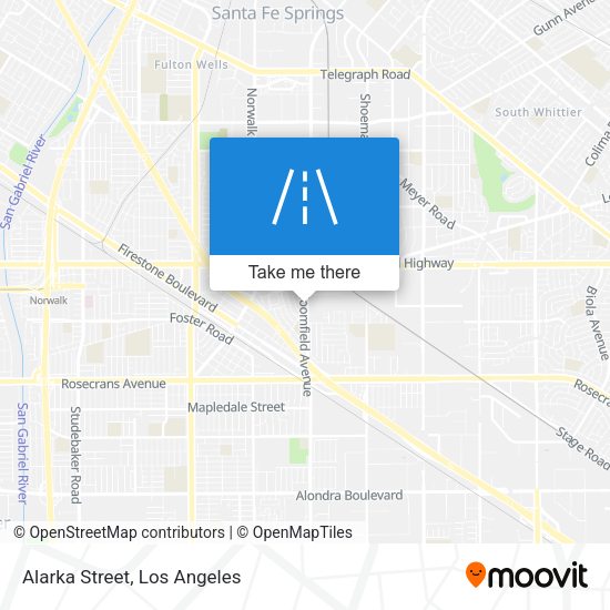 Mapa de Alarka Street