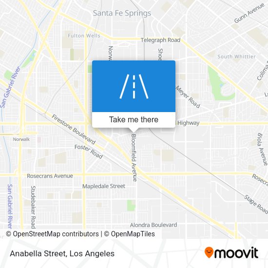 Mapa de Anabella Street