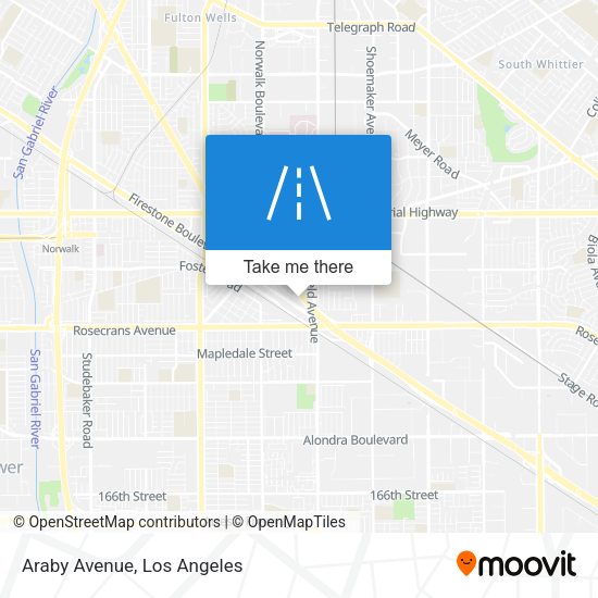 Mapa de Araby Avenue